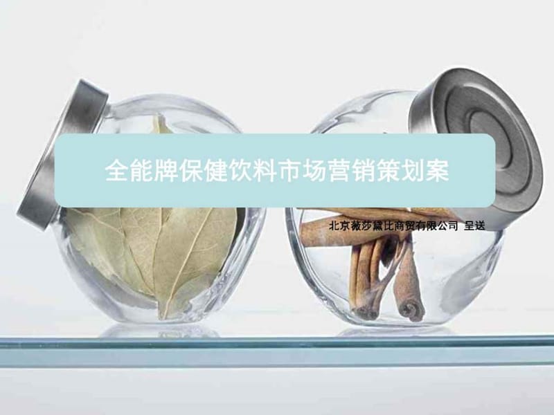 全能牌保健饮料市场营销策划案